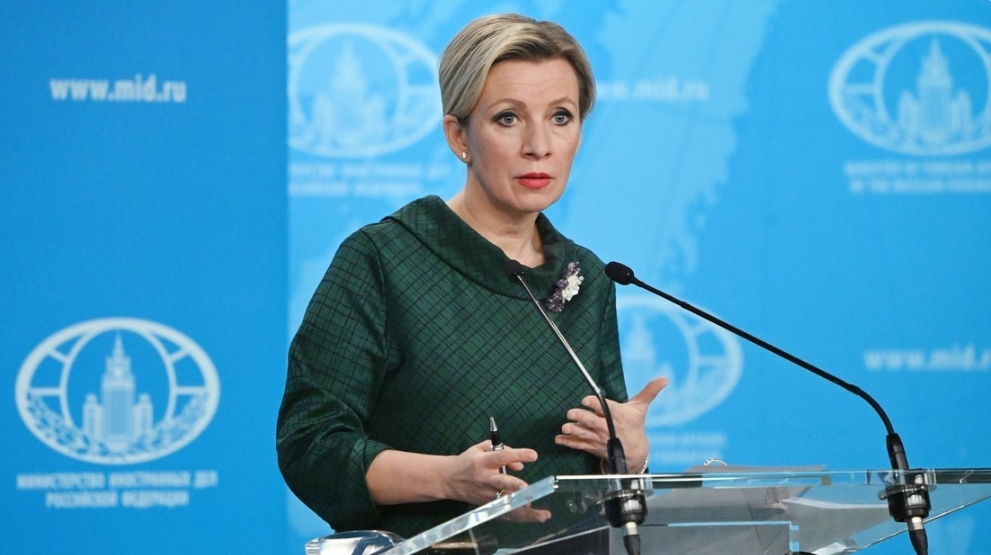María Zajárova, portavoz del Ministerio de Exteriores de Rusia Serguéi Gunéyev / Sputnik