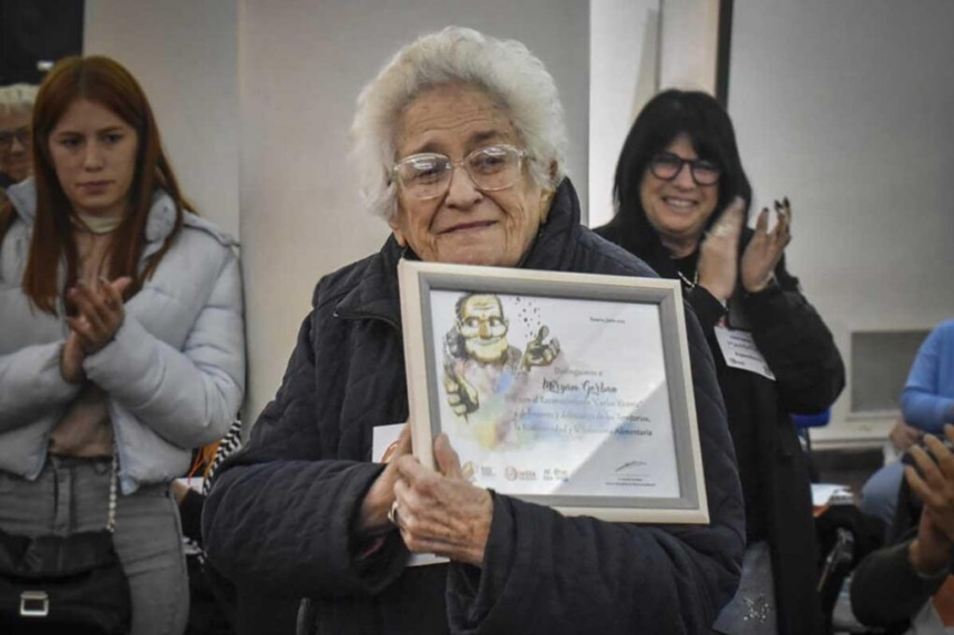Miryam Gorban, "matriarca de la soberanía alimentaria" - Foto: Pedro Rinaldi