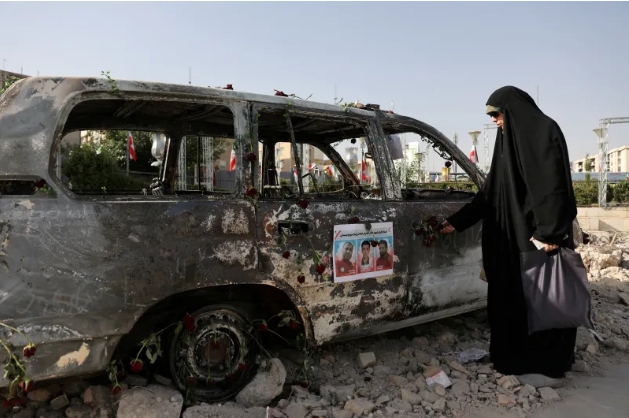 Después de un ataque israelí, Teherán, junio de 2025 Majid Asgaripour / Agencia de Noticias de Asia Occidental / Reuters