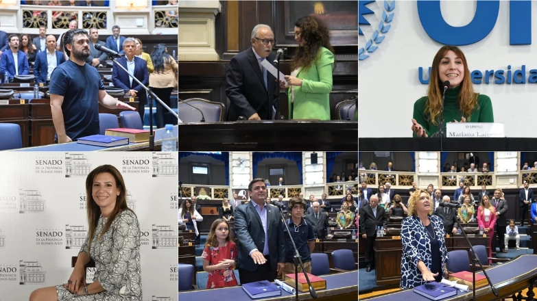 Facundo Tignanelli, Cuto Moreno, Mariana Larroque, Daniela Reich, Emiliano Balbín y Anahí Bilbao (Redes Sociales)