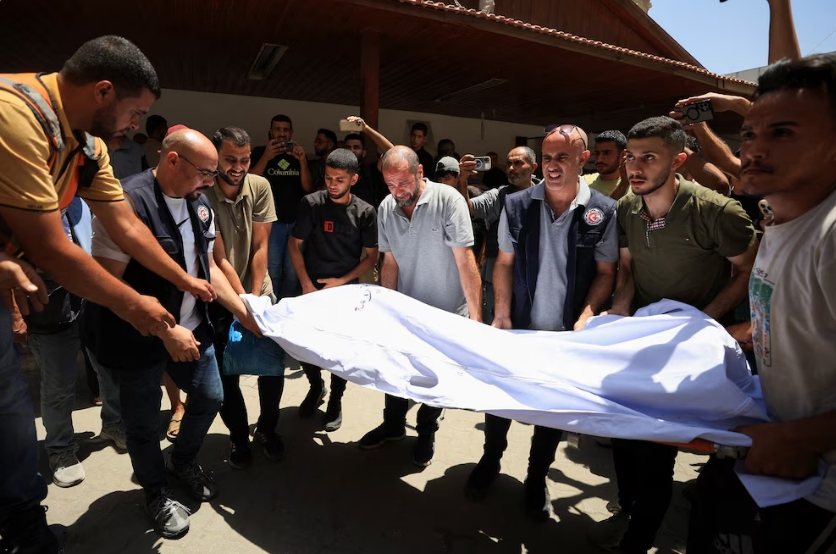 Una de las víctimas fatales fue identificada como el cristiano palestino Saad Salama (REUTERS/Dawoud Abu Alkas)