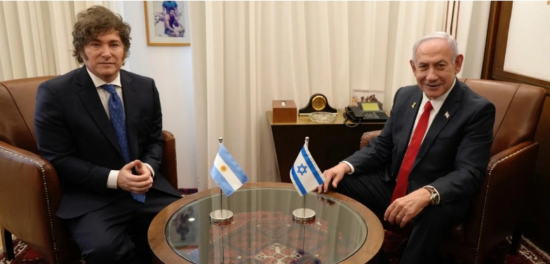 Mieli y Netanyahu se reunieron en junio pasado. Fotografía gob.ar