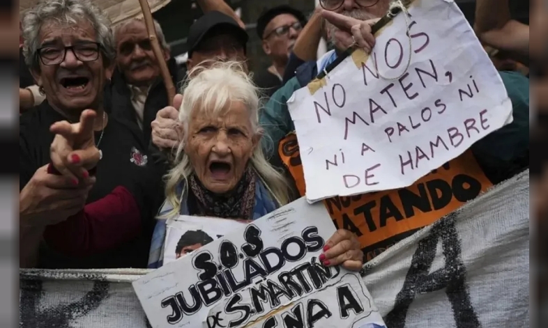 Los jubilados vuelven a las calles. (Foto: Agencia Noticias Argentinas)