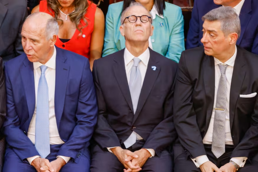 Ricardo Lorenzetti, Carlos Rosenkrantz y Horacio Rosatti, los tres integrantes de la Corte Suprema Rodrigo Nespolo