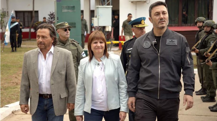 El gobernador Sáenz, Patricia Bullrich y Luis Petri en Salta