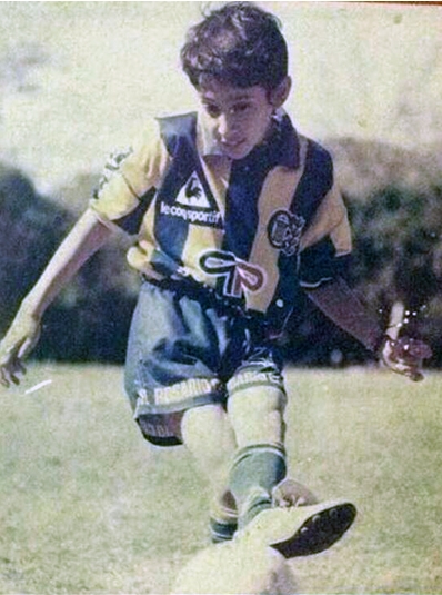El Fideo Di María, a los 9 años en Rosario Central