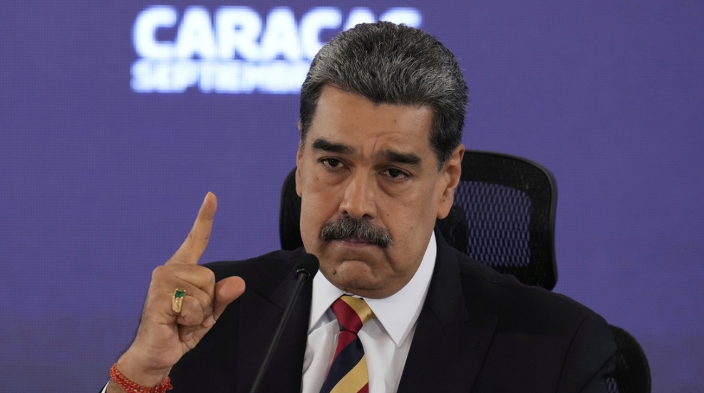Nicolás Maduro habla durante una rueda de prensa celebrada en Caracas (Venezuela), el 1 de septiembre de 2025. Ariana Cubillos / AP