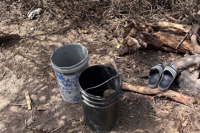 Los trabajadores rurales no contaban en el lugar con agua potable ni baños. Foto: Sede Fiscal Descentralizada Rafaela