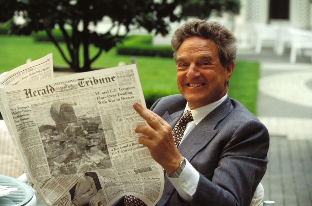 George Soros en París, Francia, en 1993. Daniel Simon / Gettyimages.ru