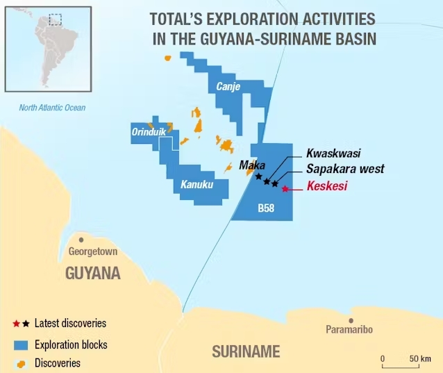 Imagen: Exploraciones en Guyana