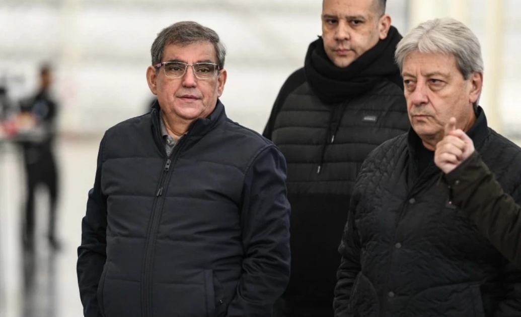 Trabajo de Santa Fe, Julio Genesini. La industria registró un derrumbe de más de 5 puntos. Los metalúrgicos Abel Furlan de la UOM nacional y Antonio Donello  de la UOM Rosario. Los metalúrgicos Abel Furlan de la UOM nacional y Antonio Donello de la UOM Rosario.