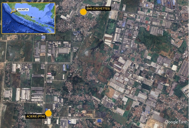 Crédito: CRIIRAD a partir de datos de Google Earth