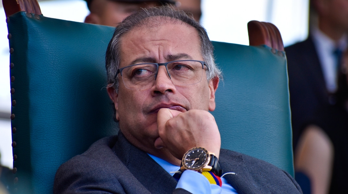 Gustavo Petro participa en un acto en la Escuela Militar José María Córdova en Bogotá, 31 de mayo de 2024 Cristian Bayona/Long Visual Press/Universal Images Group / Gettyimages.ru