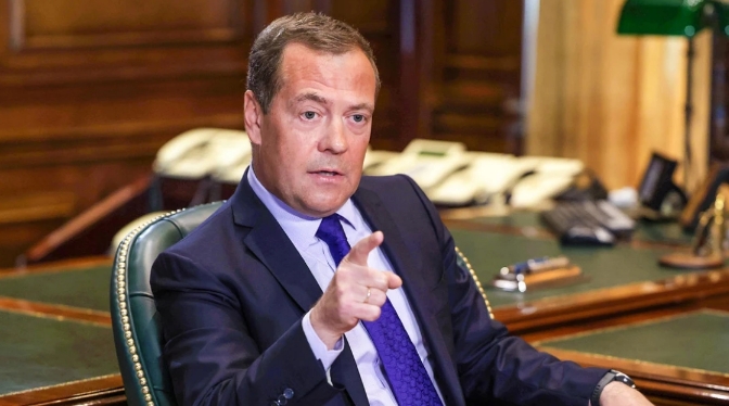 El vicepresidente del Consejo de Seguridad de Rusia y expresidente del país, Dmitri Medvédev. Ekaterina Shtukina / Sputnik