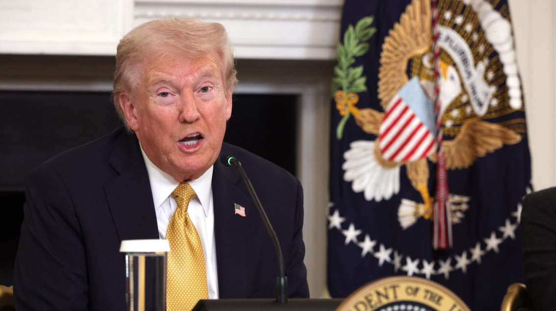El presidente estadounidense, Donald Trump, aborda cuestiones de seguridad en la Casa Blanca, el 23 de octubre de 2025. Alex Wong / Gettyimages.ru