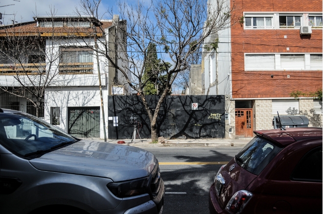 La casa donde se hallaron los restos de Diego Fernández Lima