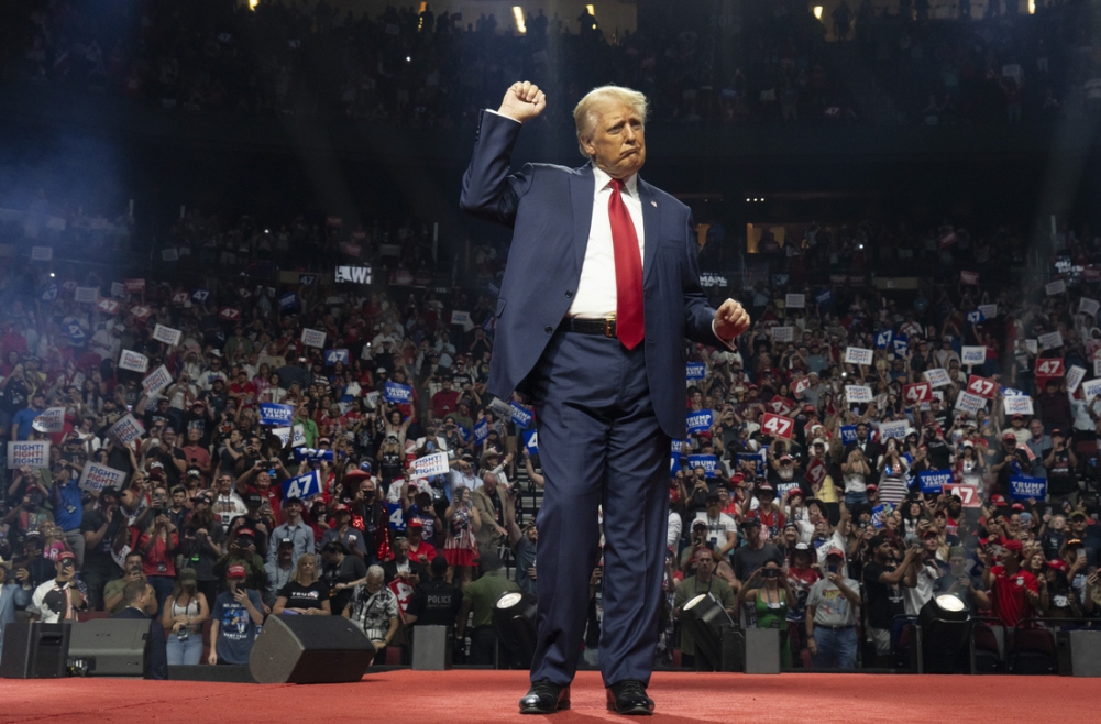 Donald Trump en un acto de campaña. Glendale (EE.UU.), 23 de agosto de 2024. Gettyimages.ru