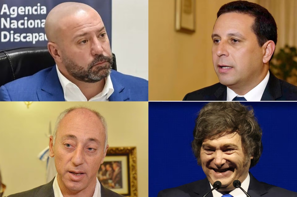Spagnuolo, Daniel Grabellini, Pablo Atchabahian, Javier Milei Spagnuolo, Daniel Grabellini, Pablo Atchabahian, Javier Milei (Archivo -)