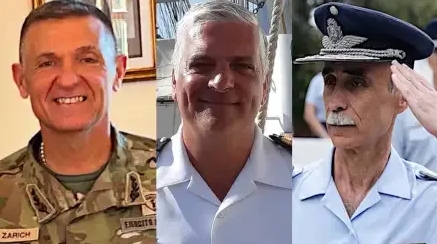 Oscar Zarich, Carlos Romay y Gustavo Valverde