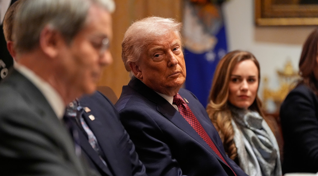 Trump habla durante una mesa redonda en la Sala del Gabinete de la Casa Blanca, 8 de diciembre de 2025 Alex Brandon / AP