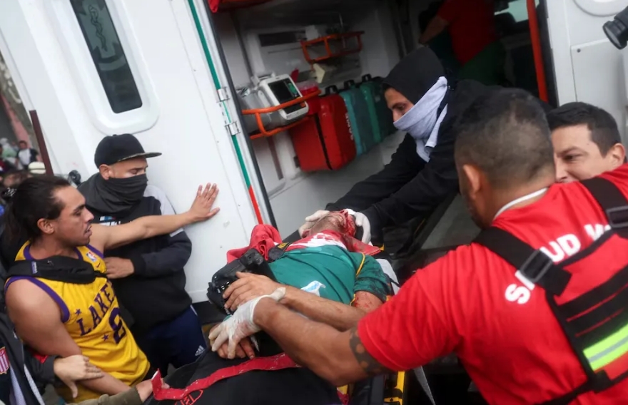 El fotógrafo Pablo Grillo fue herido el 12 de marzo de 2025 mientras cubría una marcha de jubilados.