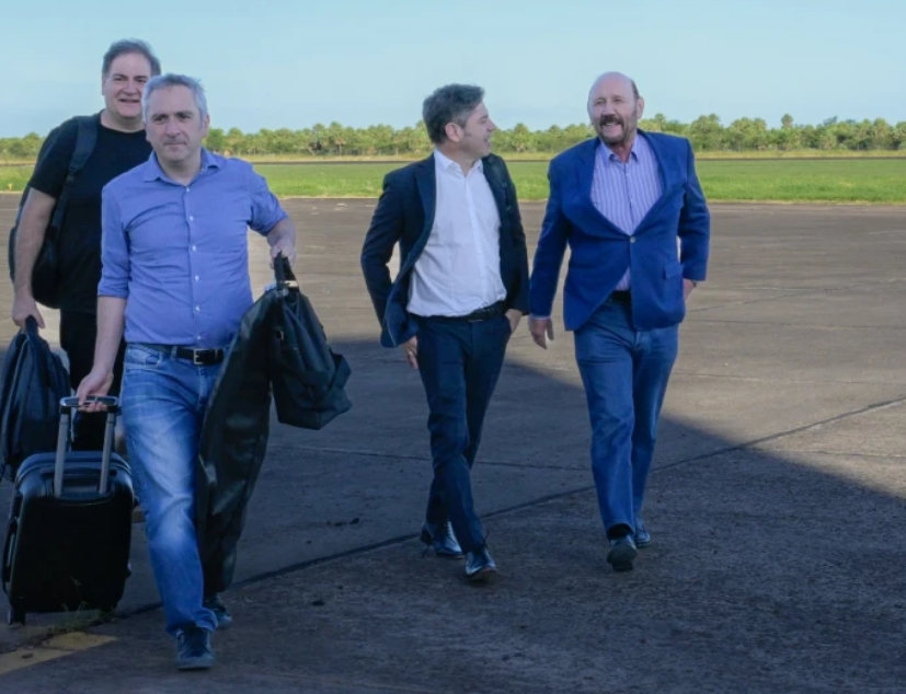 Javier Alonso, Andrés Larroque, Axel Kicillof y Gildo Insfrán