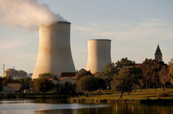 La central de Civaux, en el oeste de Francia, el miércoles 15 de diciembre de 2021. Foto: Stephane Mahe / Reuters.