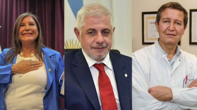 Yolanda Vega, Pablo Outes y Bernando Biella