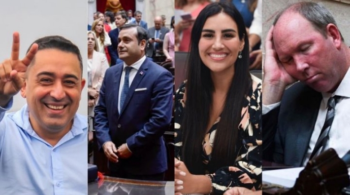 Alberto Arrúa, Oscar Herrera, Yamila Ruiz y Daniel Vancsik