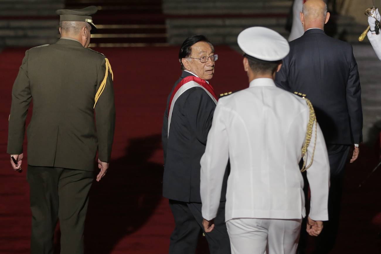 José María Balcázar, nuevo presidente de Perú (Gerardo Marin /AP).