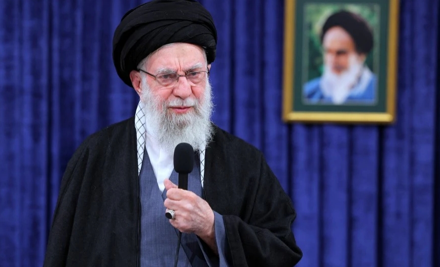 El ayatolá Alí Khamenei, en su última aparición pública del 8 de febrero