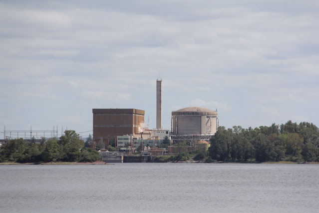 Vista de la Central Nuclear Embalse, el martes 12 de febrero de 2019. Crédito: Colibrí Cottier / Réseau Sortir du nucléaire.