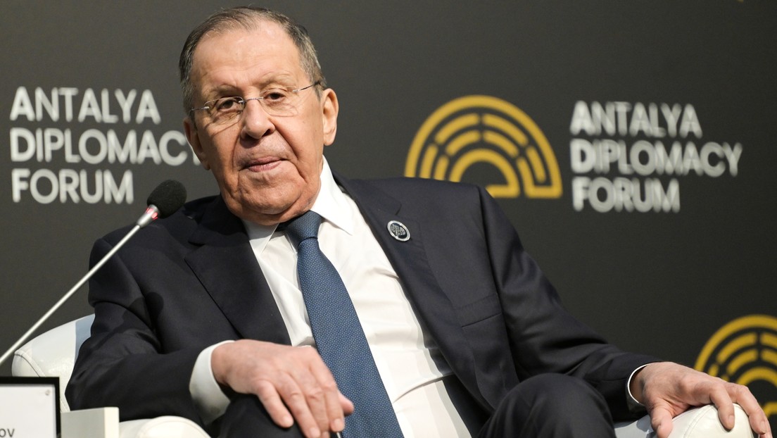 El ministro de Asuntos Exteriores ruso, Serguéi Lavrov, en el Foro Diplomático de Antalya. Evgeny Biyatov / Sputnik