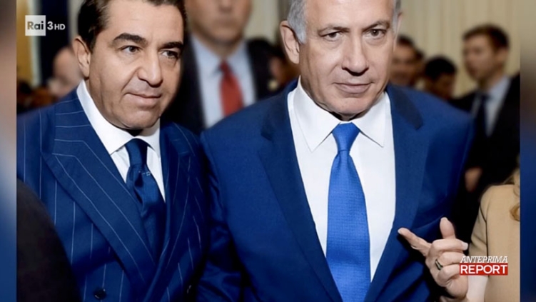 Paolo Zampolli y Benjamin Netanyahu