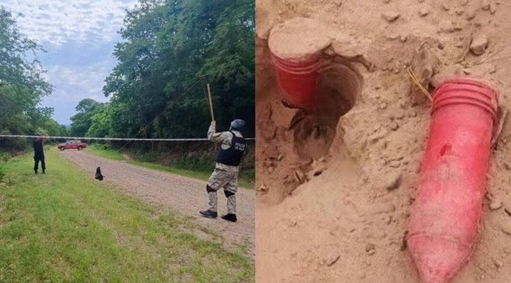 Retiro de boosters explosivos en General Mosconi.