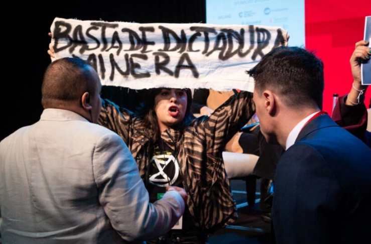 Intervención de Rebelión o Extinción Argentina. 28.04.26. Foto: @phuerza