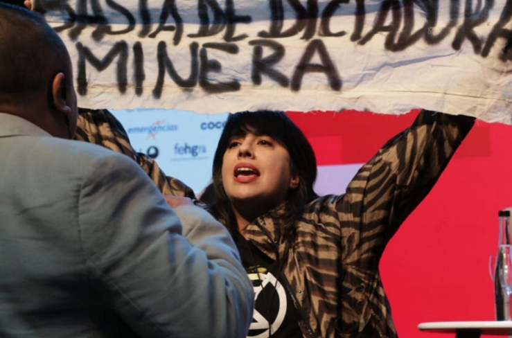 Intervención de Rebelión o Extinción Argentina. 28.04.26. Foto: @phuerza