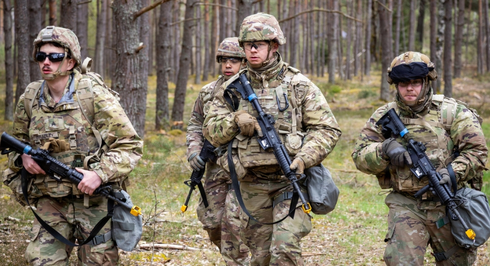Soldados de la Reserva del Ejército de EE.UU., Grafenwohr, Alemania, 20 de abril de 2026 U.S. Army Reserve / Sgt. Kirsti Anne Beckett / Gettyimages.ru