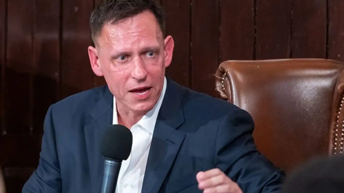 Peter Thiel, chairman de Palantir, en una de sus esporádicas apariciones