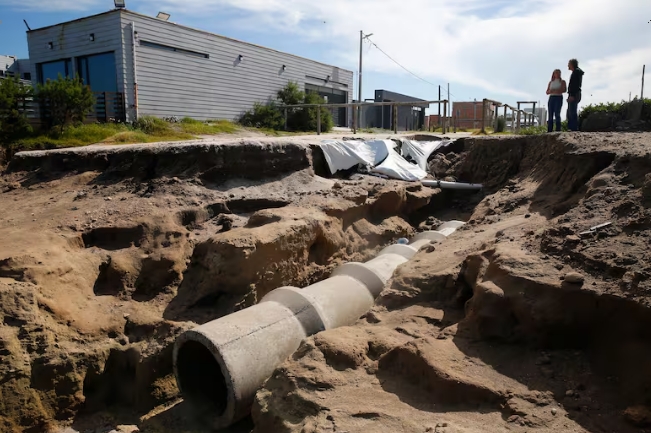 Se perdieron tramos de la avenida Costanera y hay casas que corren riesgos por la amplitud de los socavones Mauro V. Rizzi