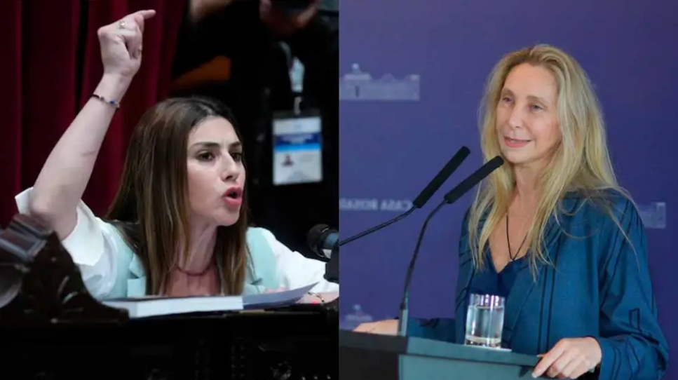 Marcela Pagano y Karina Milei | Collage CeDoc