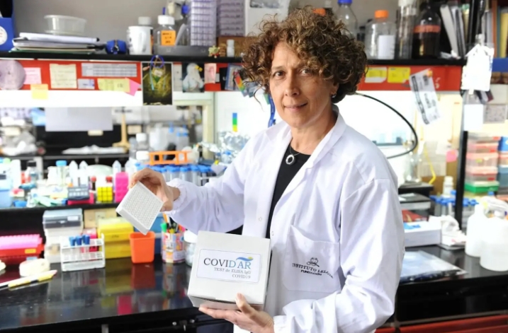 Andrea Gamarnik también condujo el desarrollo de los tests que. miden niveles de anticuerpos contra el Covid