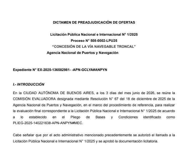 Leer Adjudicación