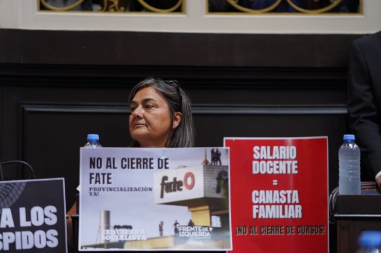 Ante la crisis económica, la diputada bonaerense de Izquierda, Mónica Schlotthauer, pide declarar la emergencia laboral en la provincia de Buenos Aires. Foto: Anred.org