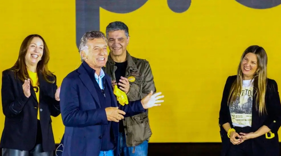 Mauricio Macri con María Eugenia Vidal, Silvia Lospennato y Jorge Macri | PRO