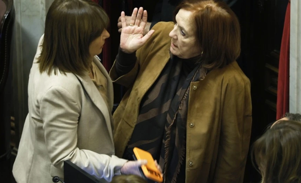 Patricia Bullrich discute con la cordobesa Alejandra Vigo en el recinto. LPOJuanca Casas