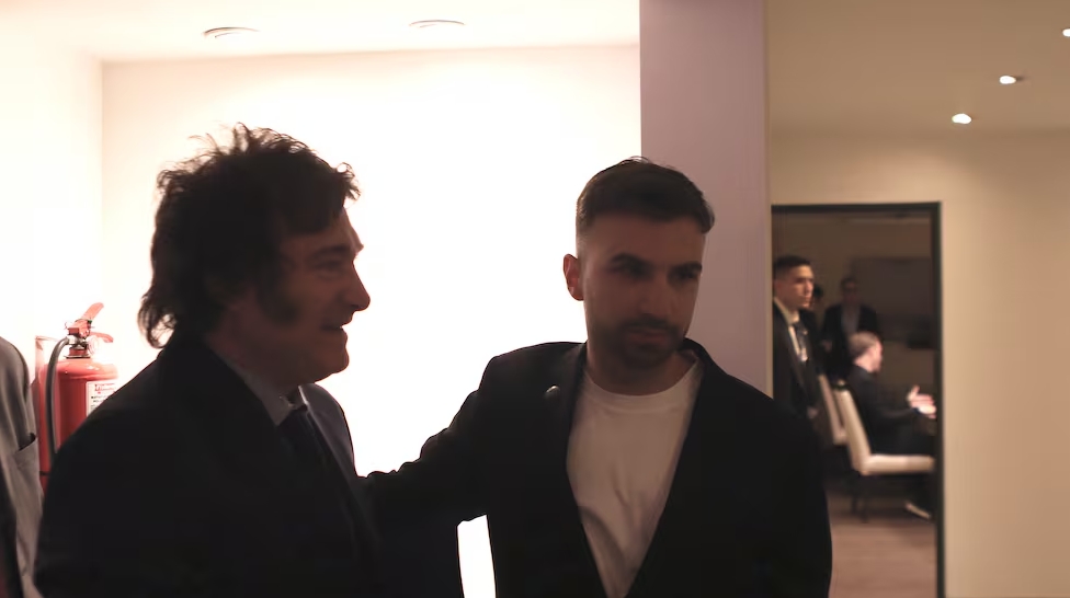 Novelli y Milei Captura