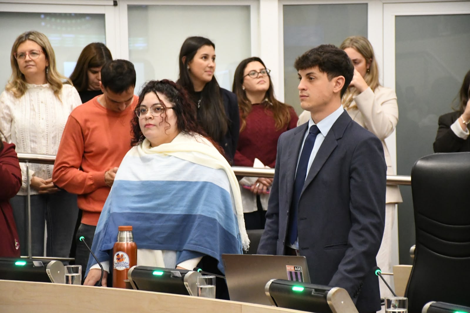 Sabrina Prence y Franco Volpe, los concejales que se agarraron por la distinción a los bomberos Secretaría de Comunicación Concejo Municipal de Rosario