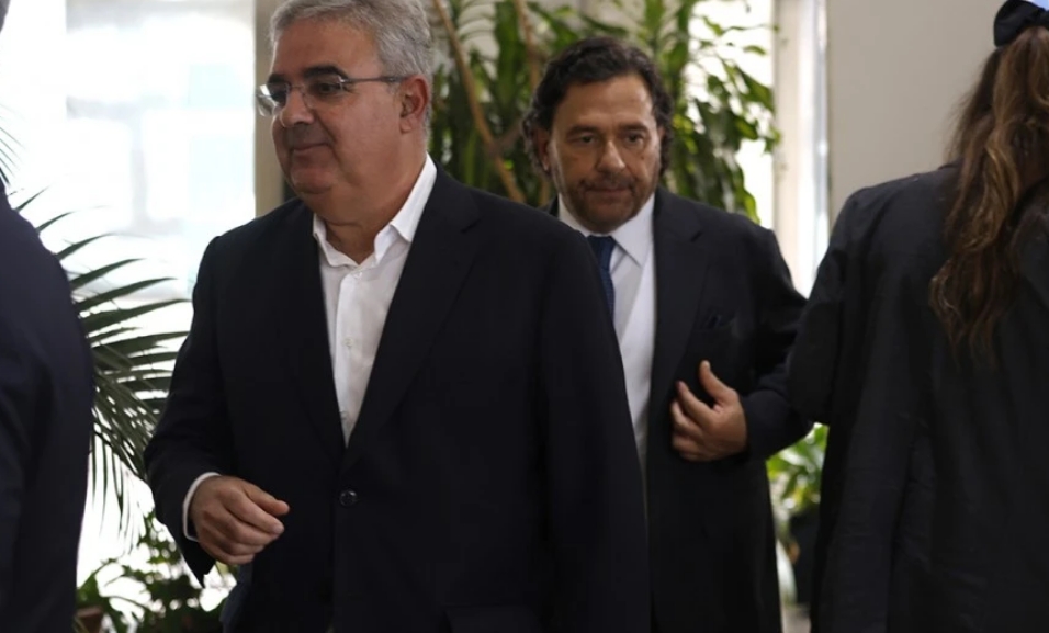 Los gobernadores Raúl Jalil y Gustavo Sáenz. LPOJuan Casas
