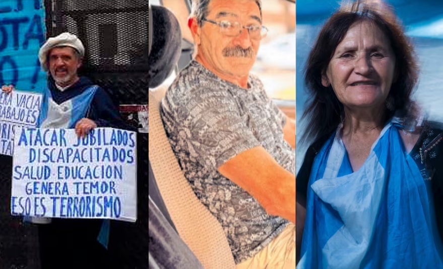 Carlos, Ricardo y Graciela. archivo